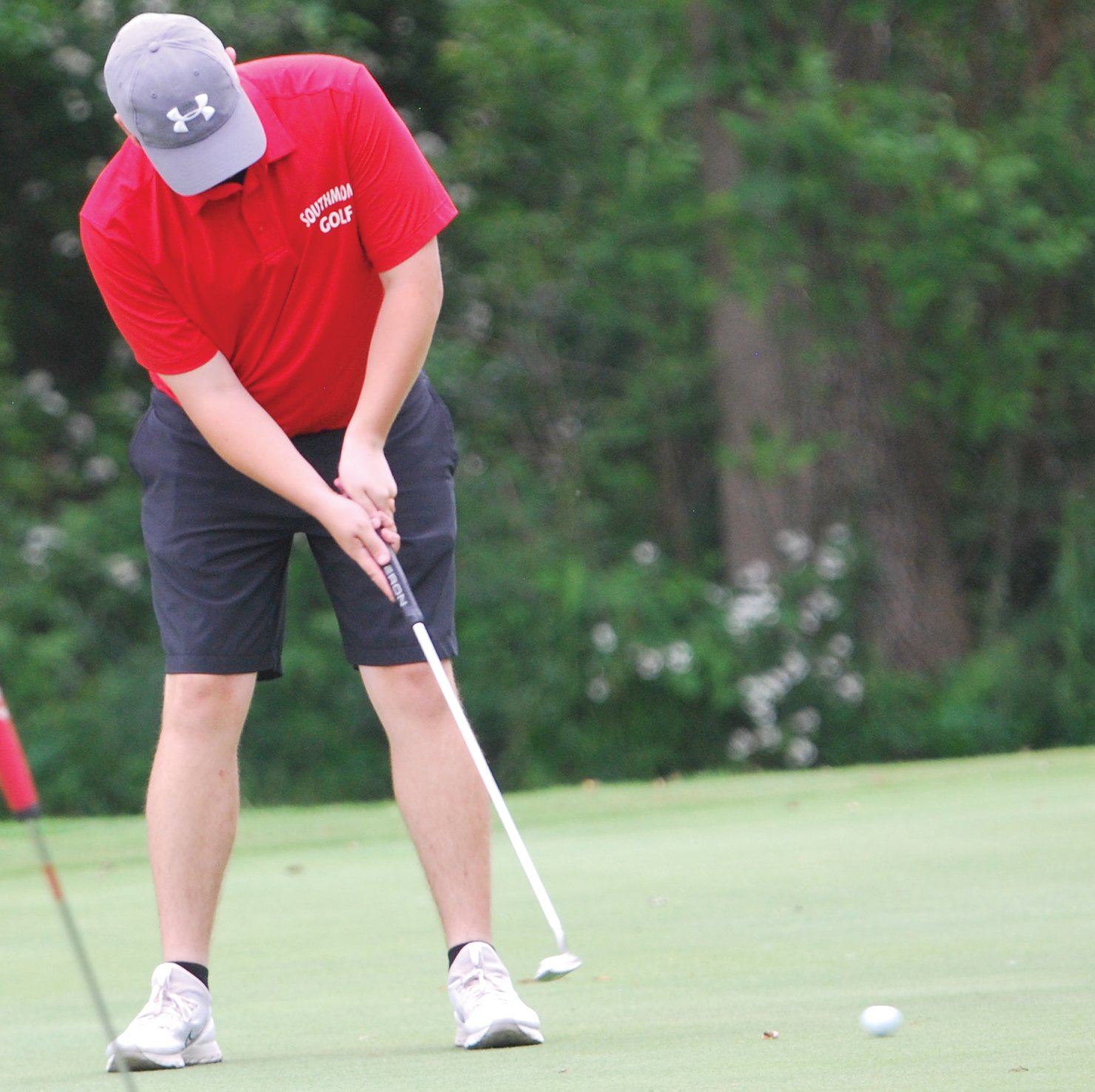 Southmont’s Nolan Allen has been one of the Mounties top golfers all season.