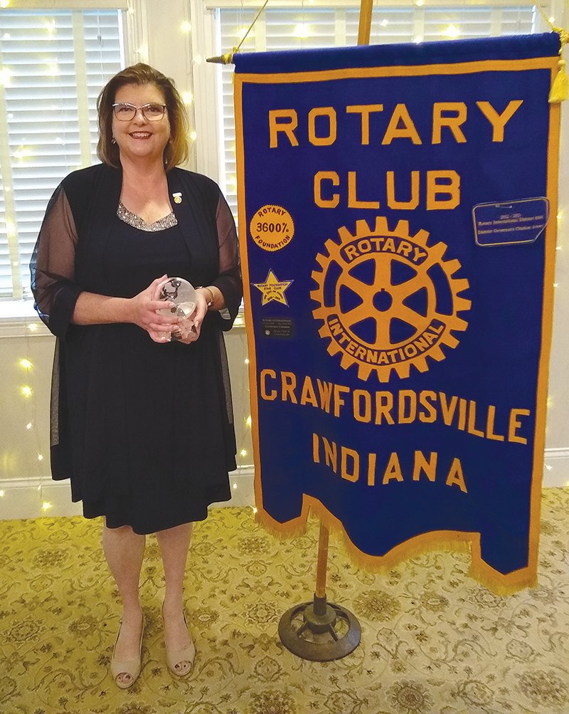 Jennifer Stanfield was recognized as Rotarian of the Year.