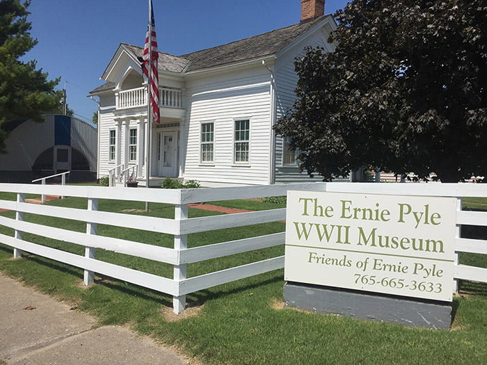 Ernie Pyle World War II Museum in Dana, Indiana.