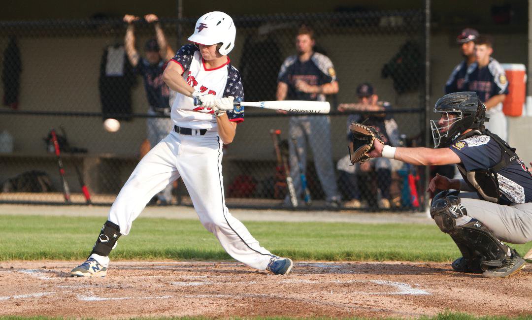 Crawfordsville’s Austin Motz had a double and scored two runs in Post 72’s 9-1 win over Lafayette Post 11 on Wednesday night at North Montgomery.
