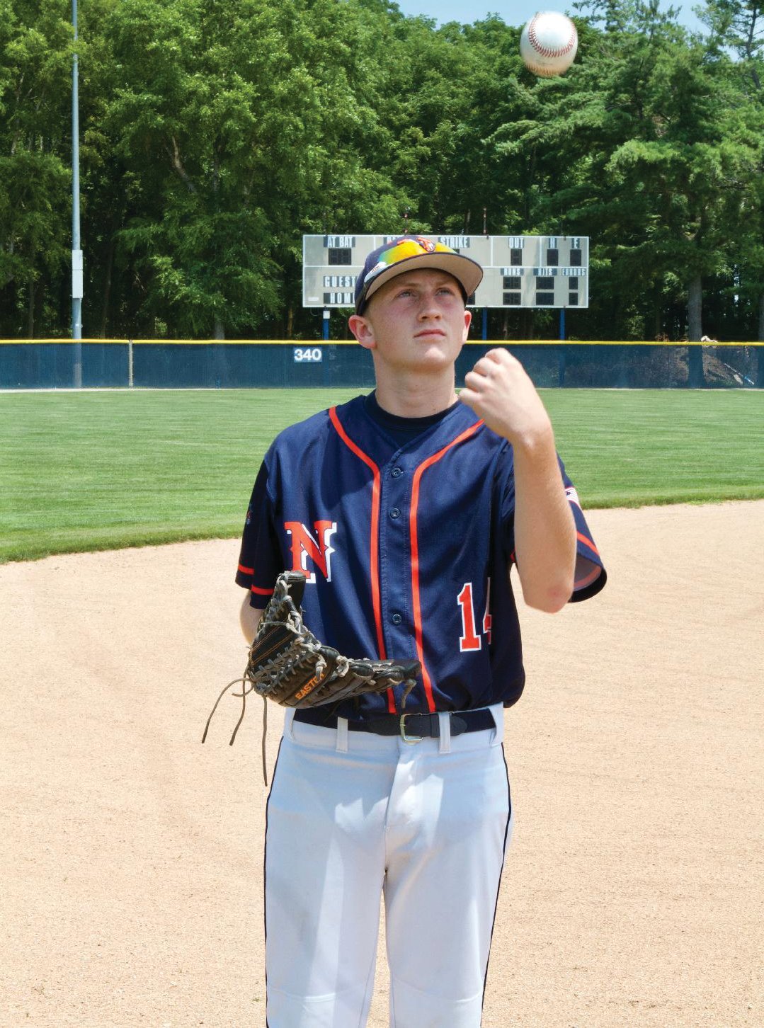 North Montgomery freshman Jarrod Kirsch was the area’s top pitcher this season with a 7-3 record and 2.28 earned run average
