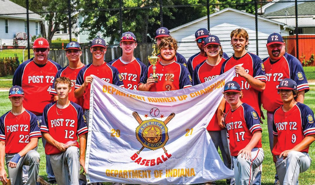 Post 72 earned a runner-up finish at the American Legion state tournament in Kokomo and capped off a 20-12 record in their first trip to the State Finals.