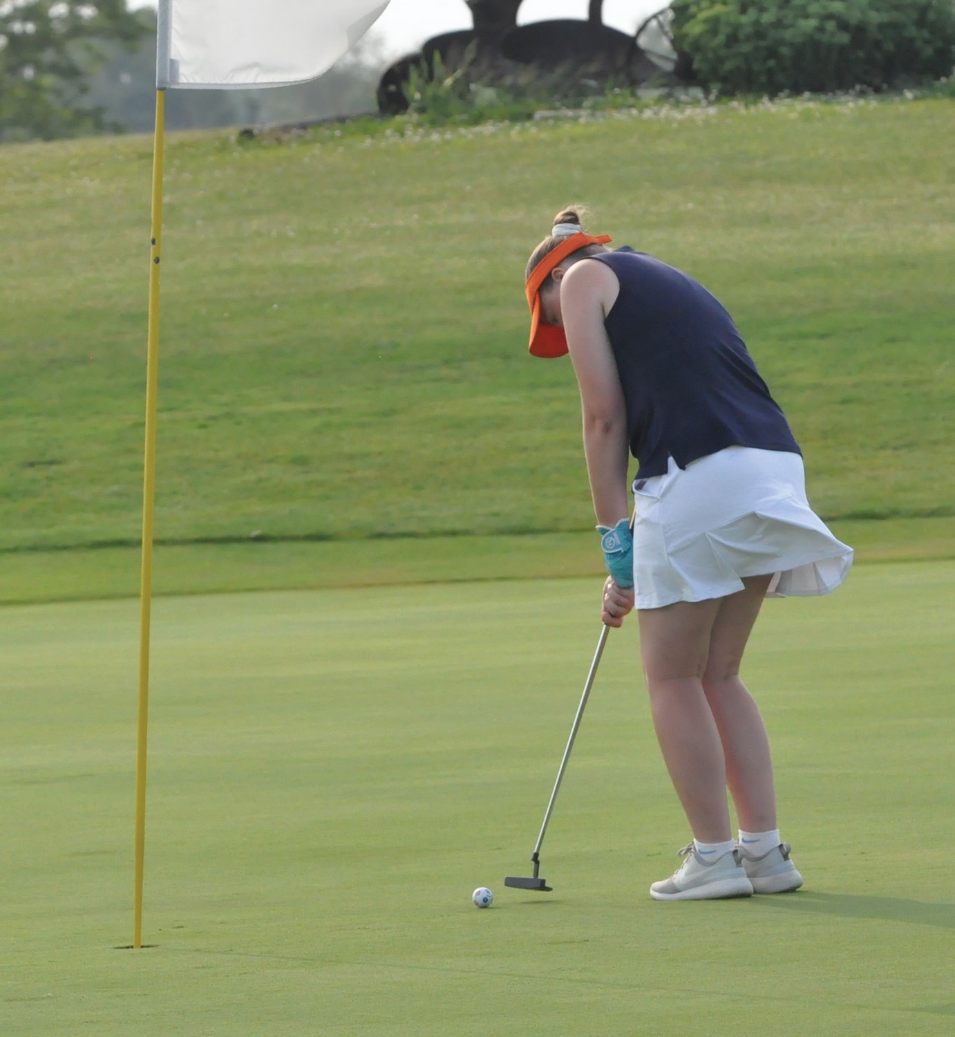 North Montgomery's Morgan Swick fired a 51 at Rocky Ridge in the Chargers' win over Seeger and Attica.
