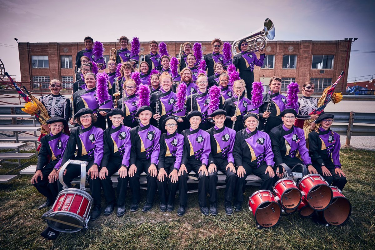 The Montgomery County United Band & Guard finished 12th at the Indiana State Fair Band Day competition on Aug. 6.