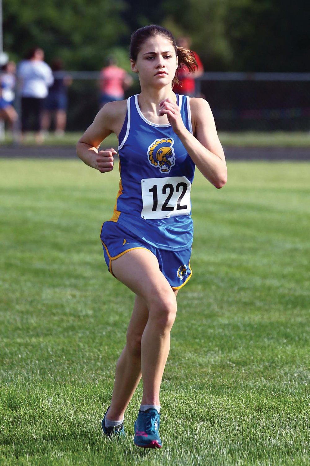 Crawfordsville's Sophia Melevage placed third.