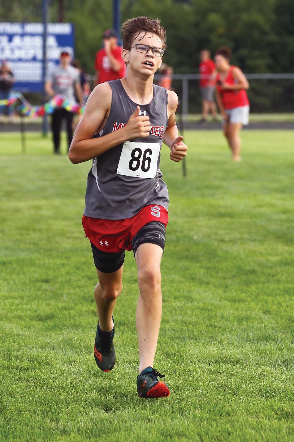 Southmont's Hunter Alesi placed 26th.