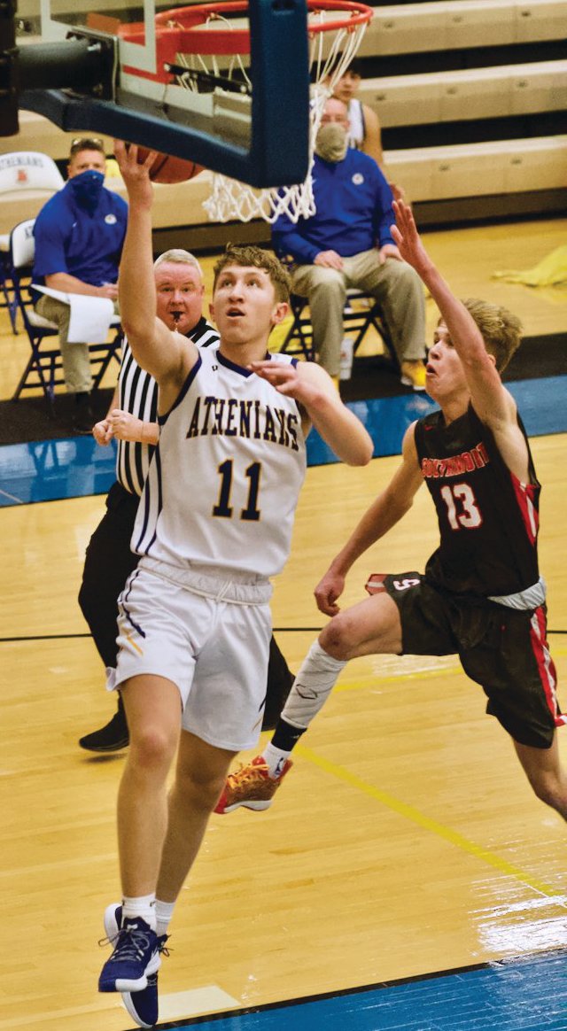 Crawfordsville’s Ian Hensley scored a season-high 18 points in a 71-49 win over Southmont last season.