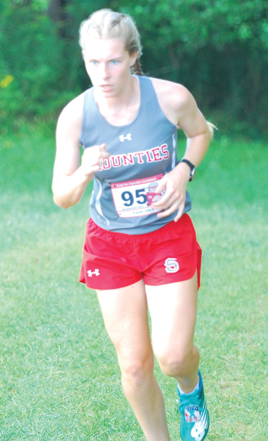 Southmont junior Faith Allen placed third on Tuesday night in 21:09.