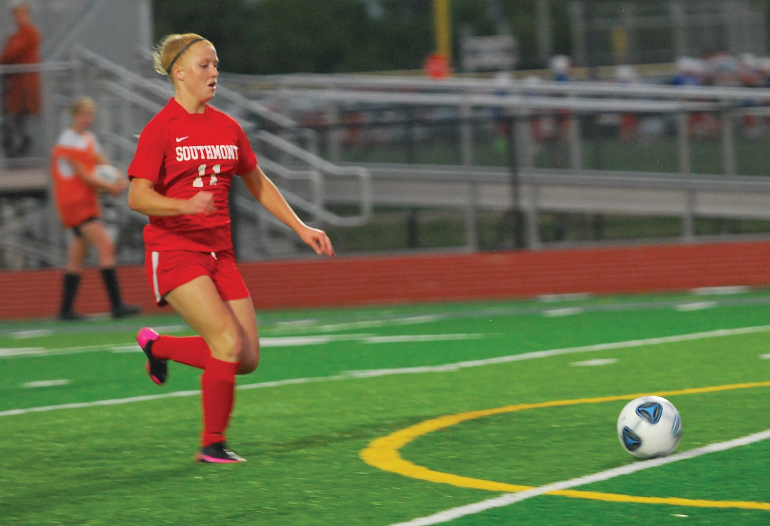 Southmont senior Hanna Nichols gave the Mounties an early lead with a goal 10 minutes into the game.