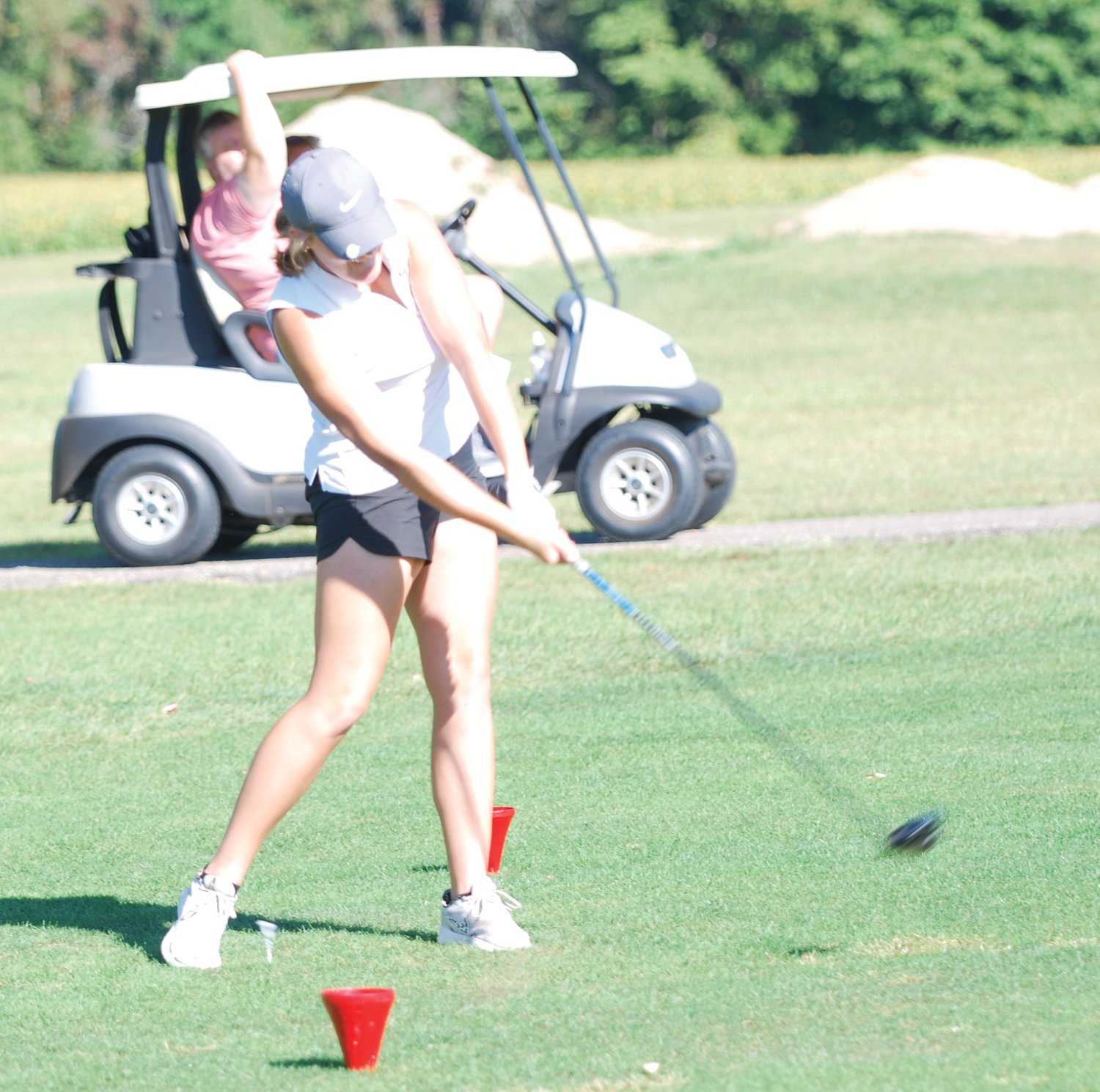 Southmont's Macie Shirk fired a 39 at the county meet.
