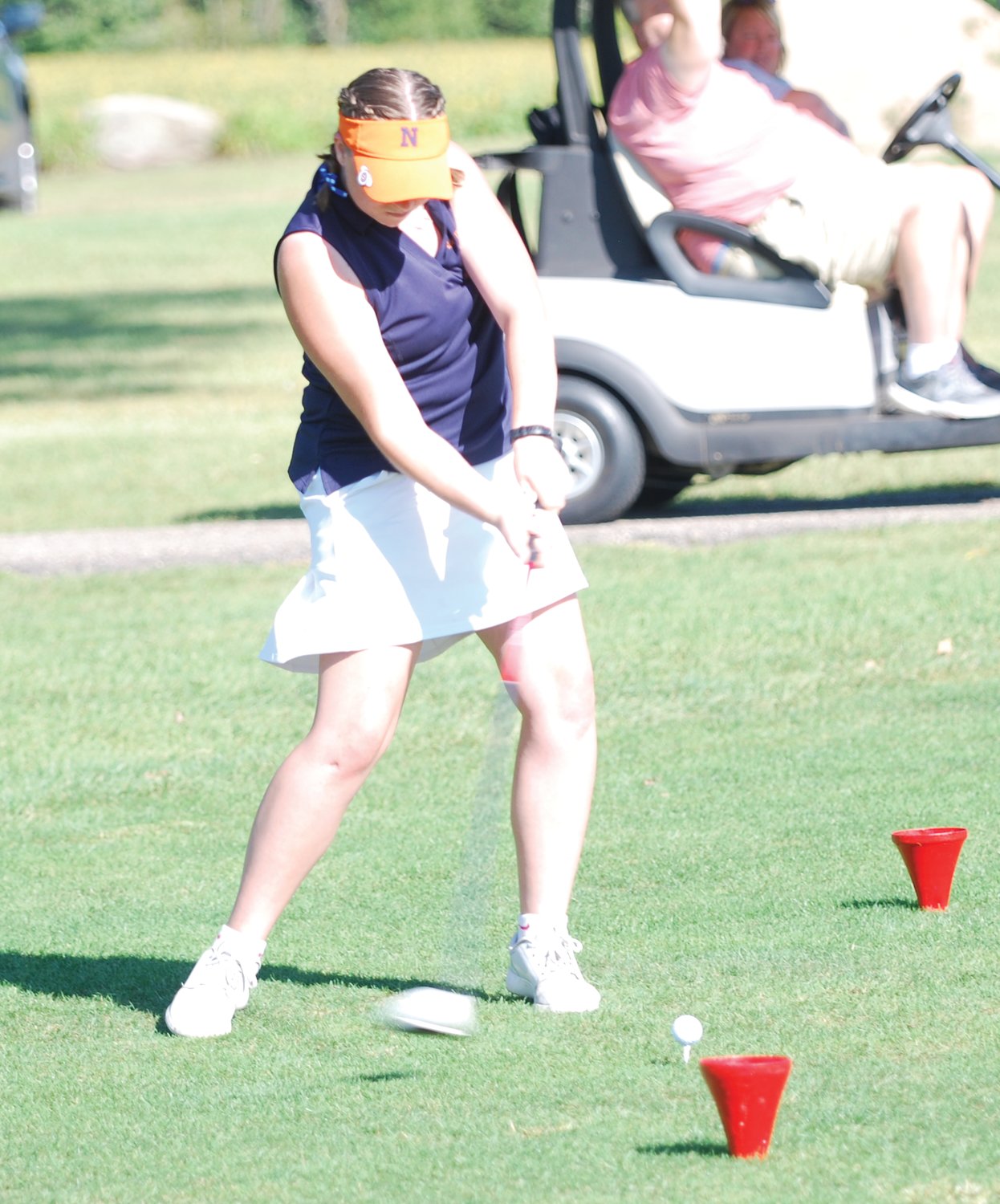 North Montgomery's Morgan Swick led the Chargers with a 51.