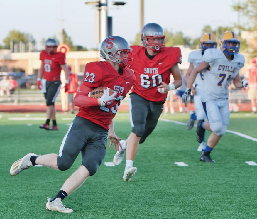 Southmont junior Carson Chadd ran for 100 yards on 13 carries.