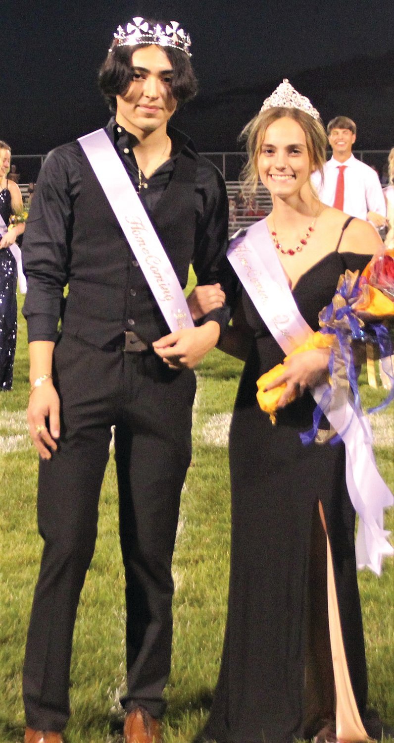 Jerzi Hershberger-Simmons and Gilbert Olvera Barradas were crowned homecoming queen and king Friday at Fountain Central High School.