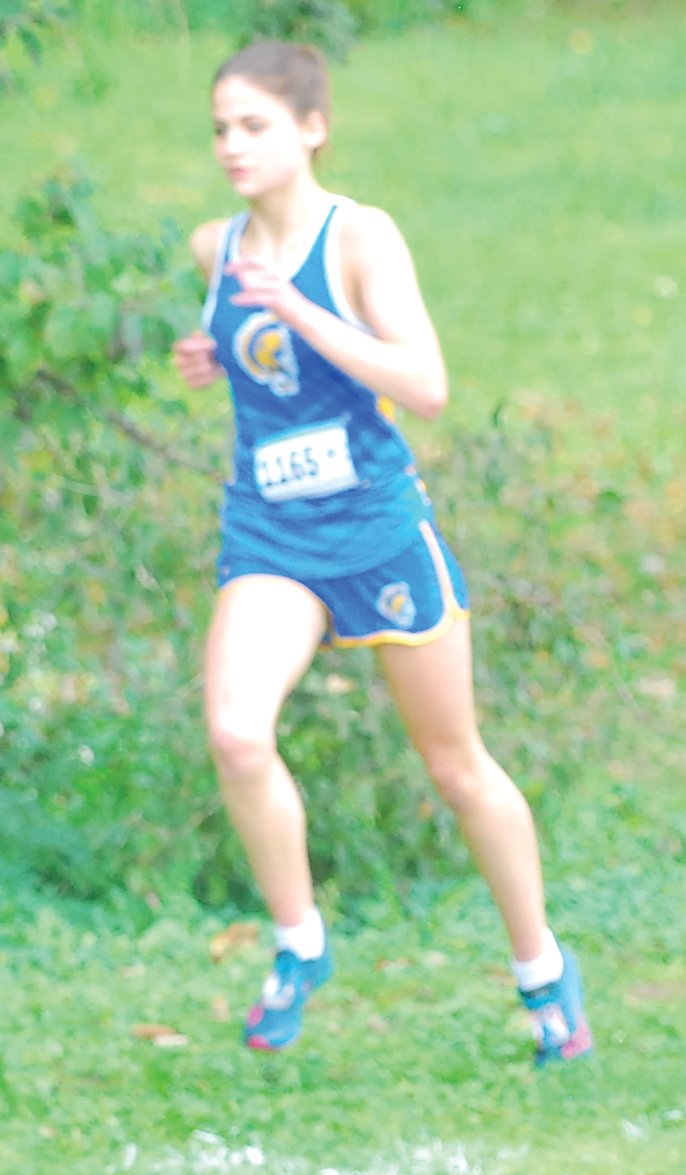 Crawfordsville freshman Sophia Melevage placed fourth to help the Athenians to a second-place finish.