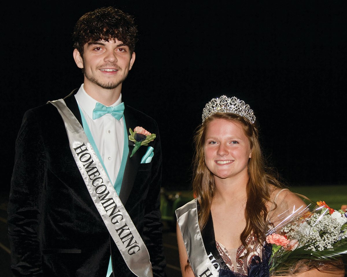 Gavin Meihls and Sydnee Turner were named North Montgomery 2021 Homecoming King and Queen on Friday.