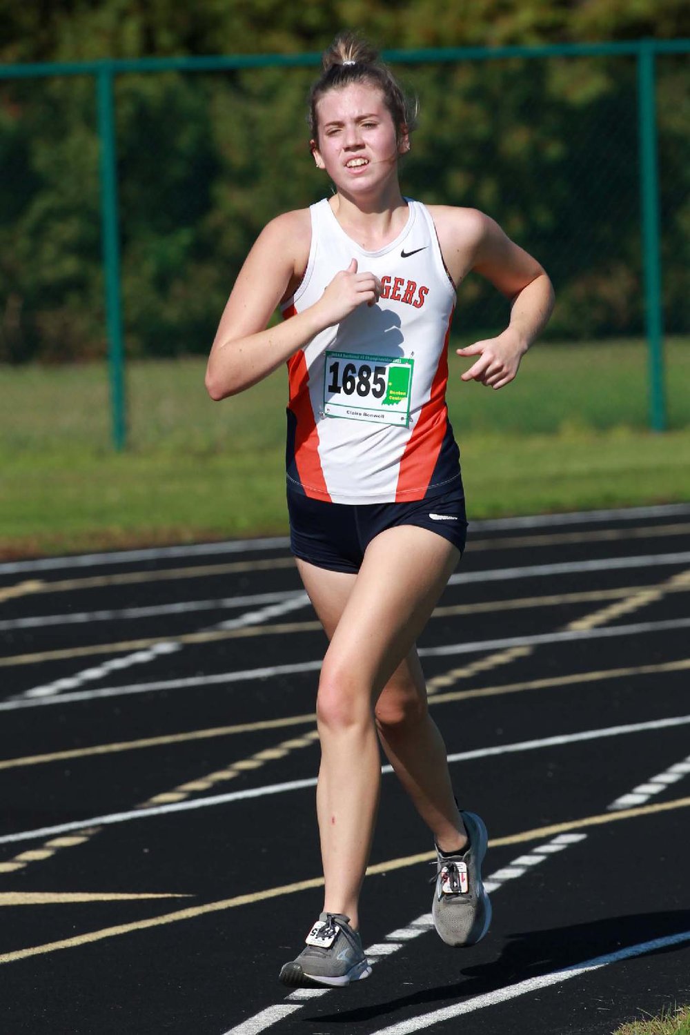 North Montgomery's Claire Bonwell advanced to the regional with a 15th-place finish at the sectional on Saturday at Benton Central.