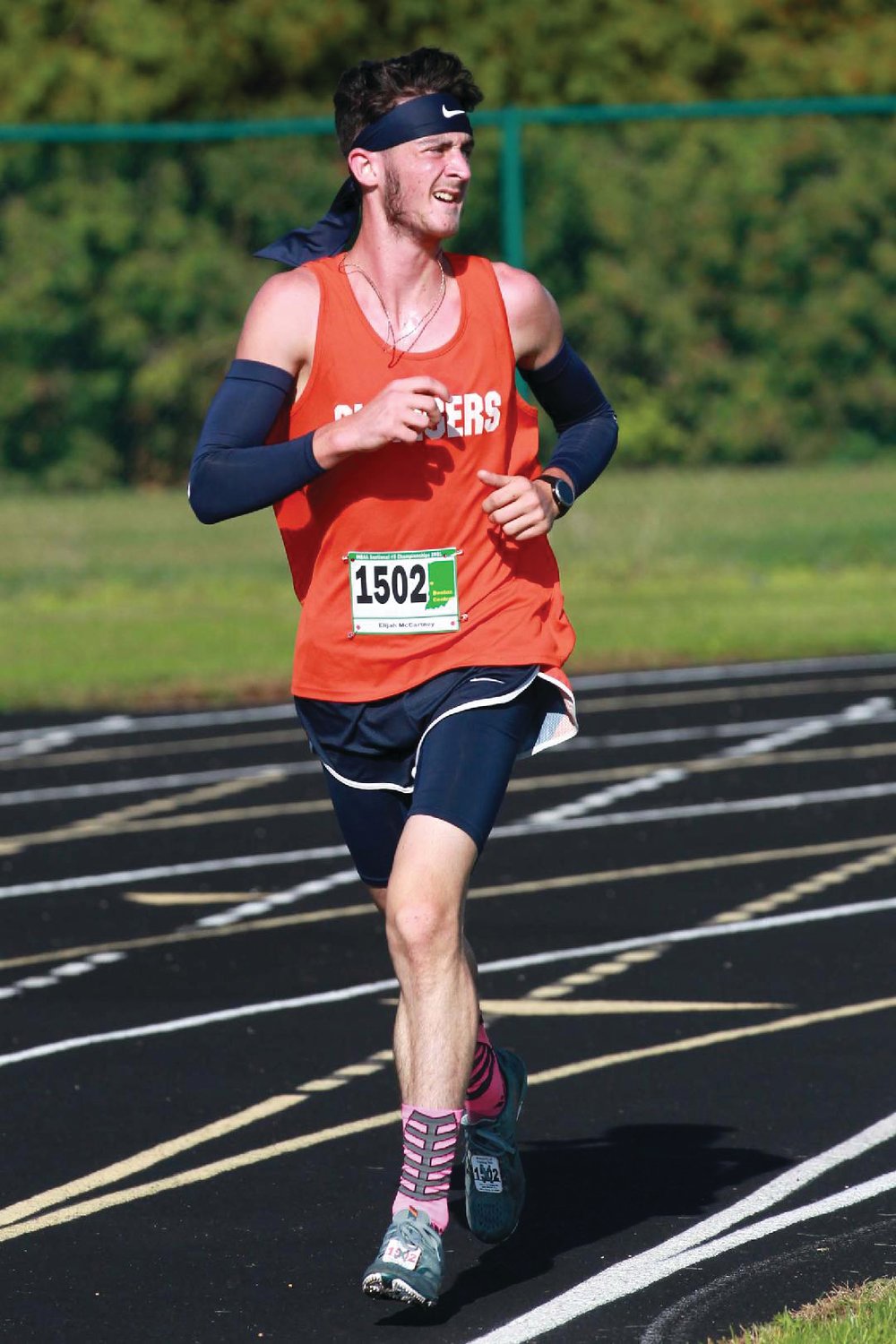 North Montgomery senior Elijah McCartney was second at the Benton Central sectional.