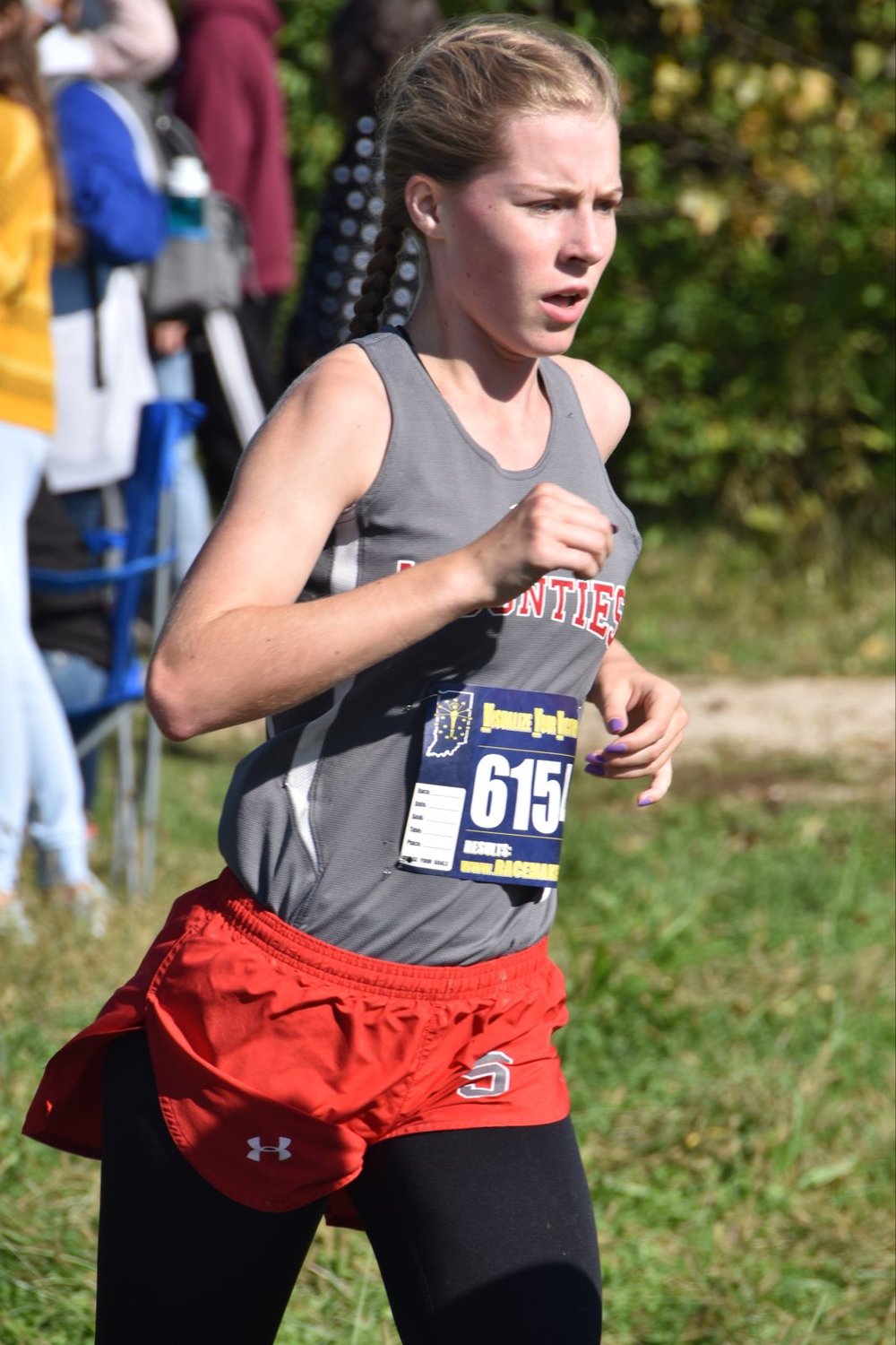 Southmont's Faith Allen advanced to her third straight semi-state with a tenth place finish at the Ben Davis Regional