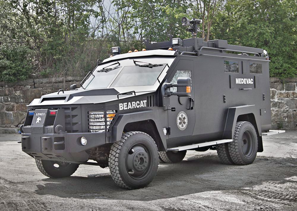 A Lenco Bearcat Rescue vehicle like the one being purchased by the Montgomery County Multi-Jurisdictional SWAT team is shown.