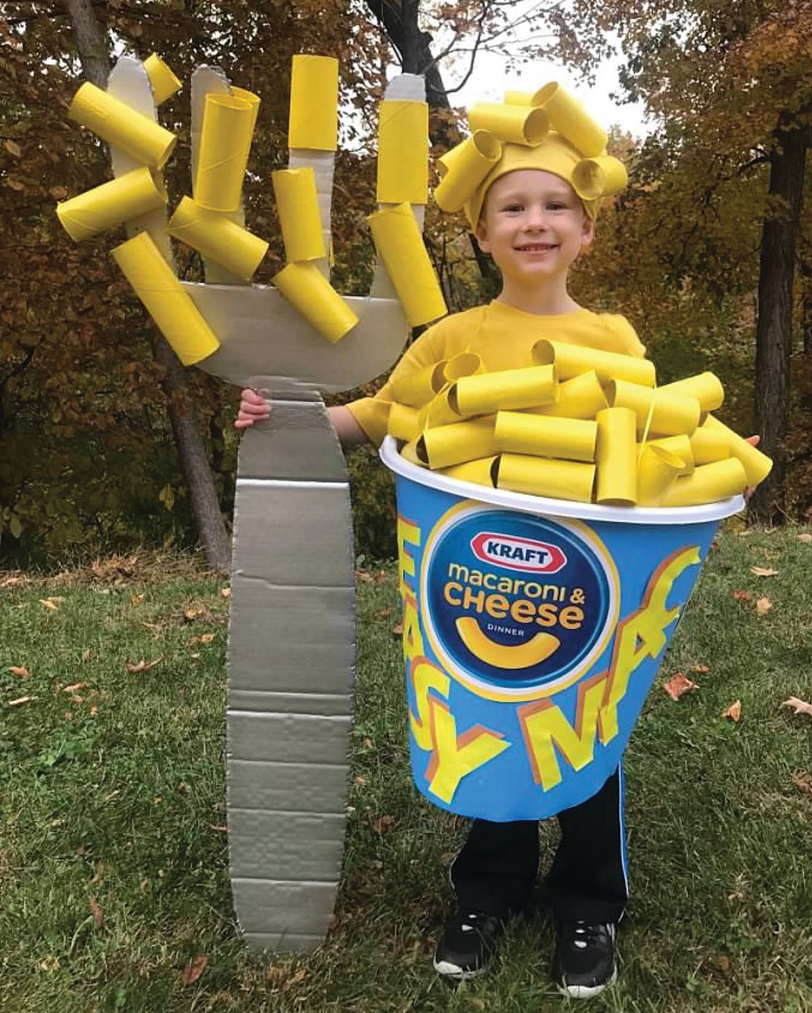 Easy Mac submitted by Darin Bowling is the 2021 Journal Review Halloween Costume Contest.