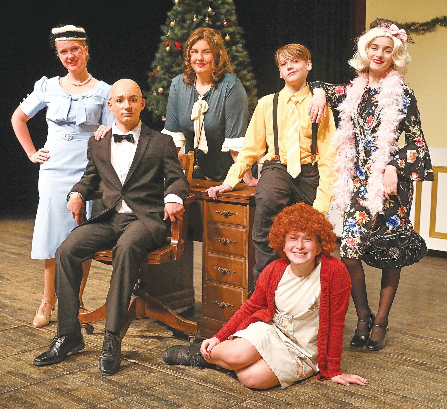 Annie Jr. cast members are ready to take the stage at Southmont Junior-Senior High School this weekend.