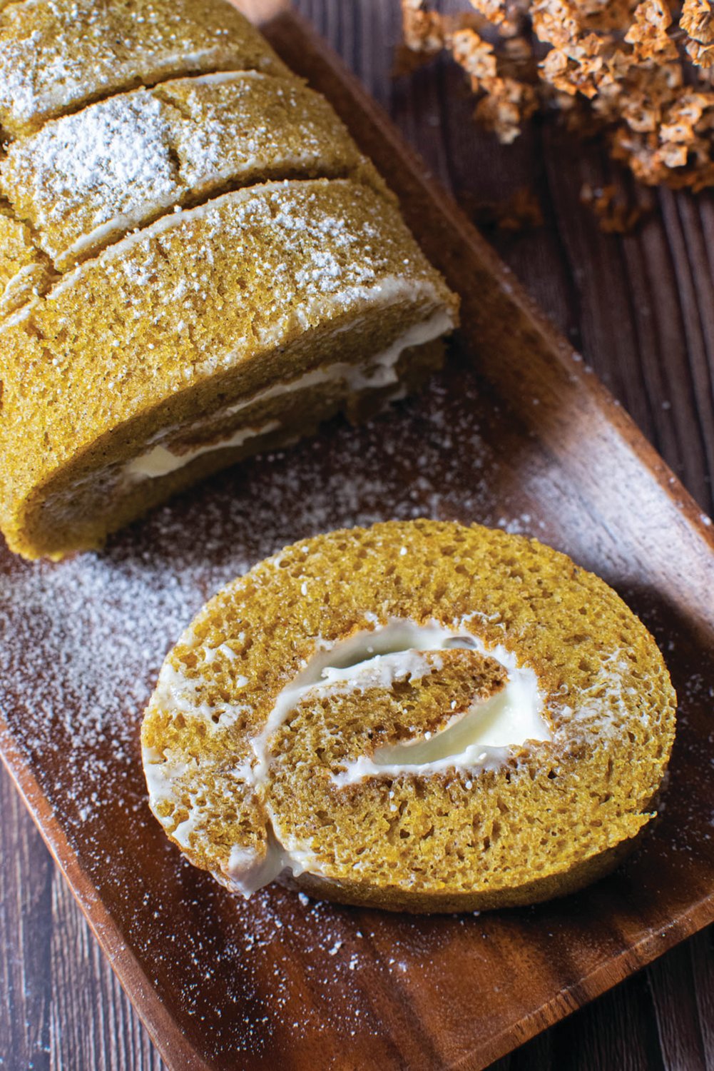 Pumpkin rolls are popular item this time of year.