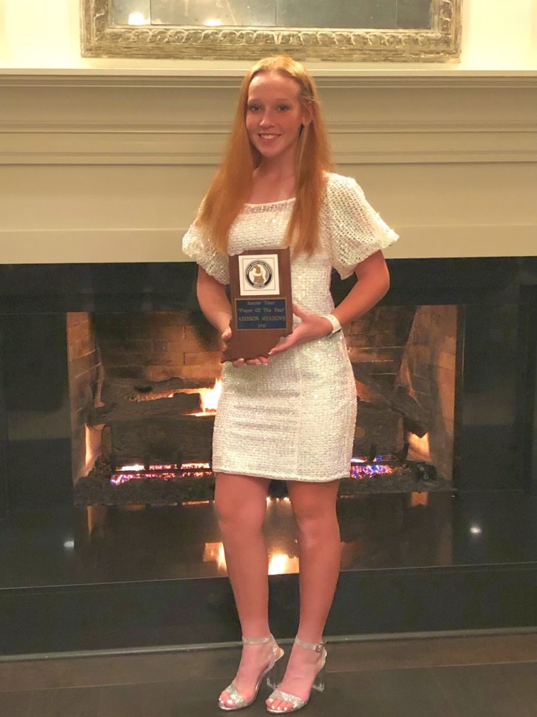 Meadows was honored with Indiana Golf Foundation Junior Tour’s Player of the Year at Meridian Hill Country Club