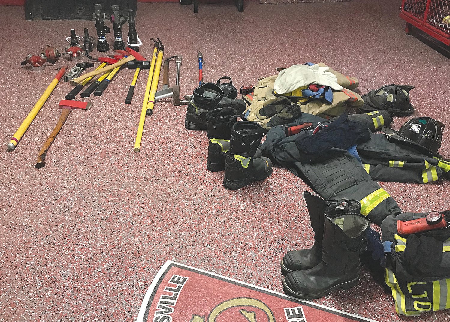 Surplus gear from the Crawfordsville Fire Department will be shipped to Cayce Volunteer Fire Department in Kentucky. The department was leveled in a tornado outbreak earlier this month.