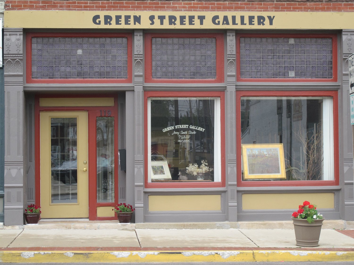 Jerry Smith operates the Green Street Gallery and Studio in downtown Crawfordsville.