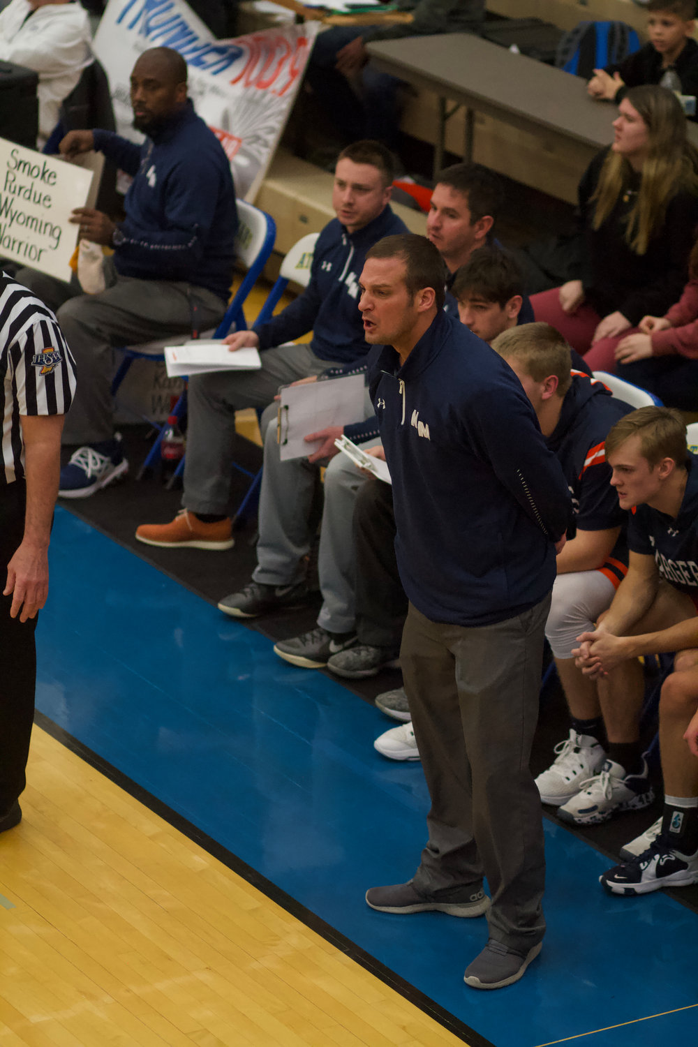 Charger coach Chad Arnold received praise from Pierce for how hard the Chargers played.