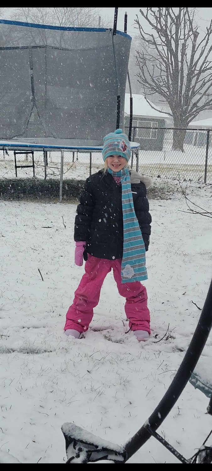 Aleyah Beasley, 7, enjoys the snow.