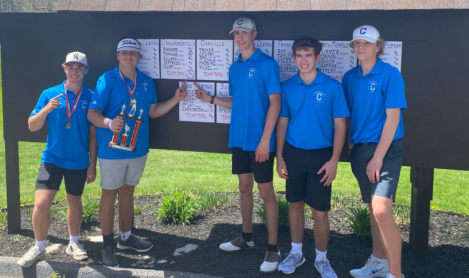 The Crawfordsville Athenians captured the Southmont Invite title on Saturday with a team score of 343 as CHS held off county rival and host school Southmont.