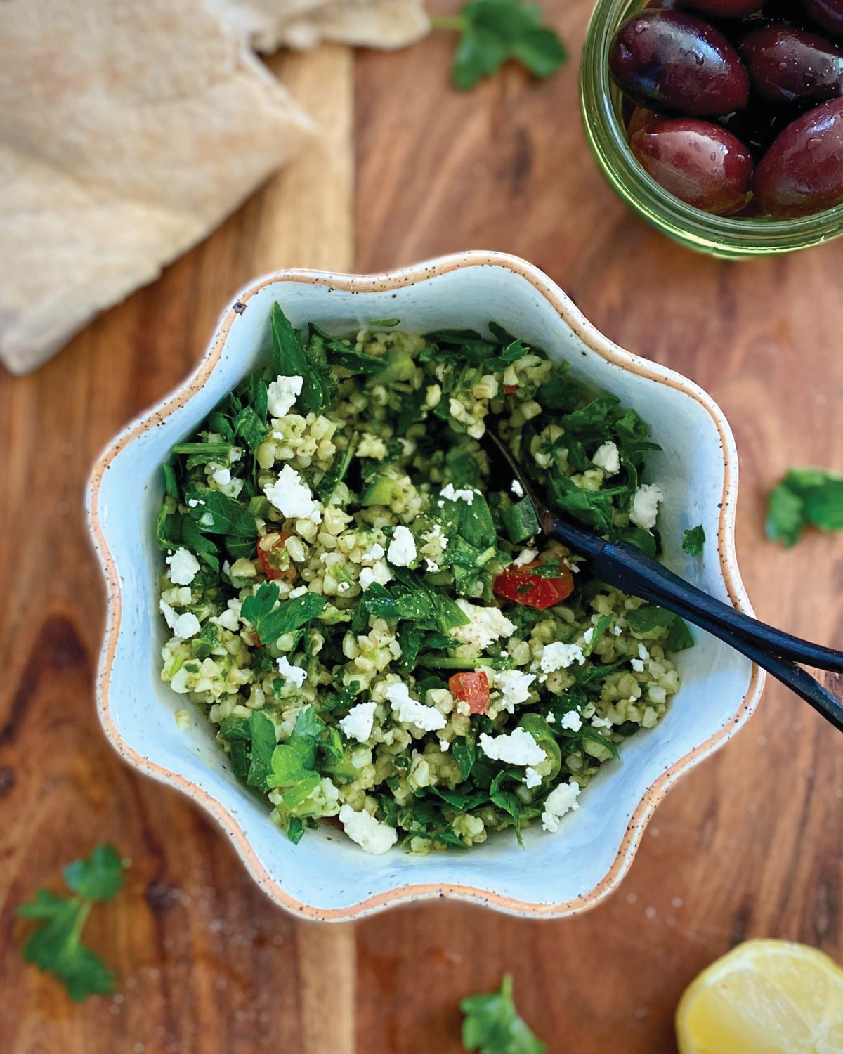 Tabbouleh is a staple in Levantine cuisine, where warm weather salads refresh and nourish.