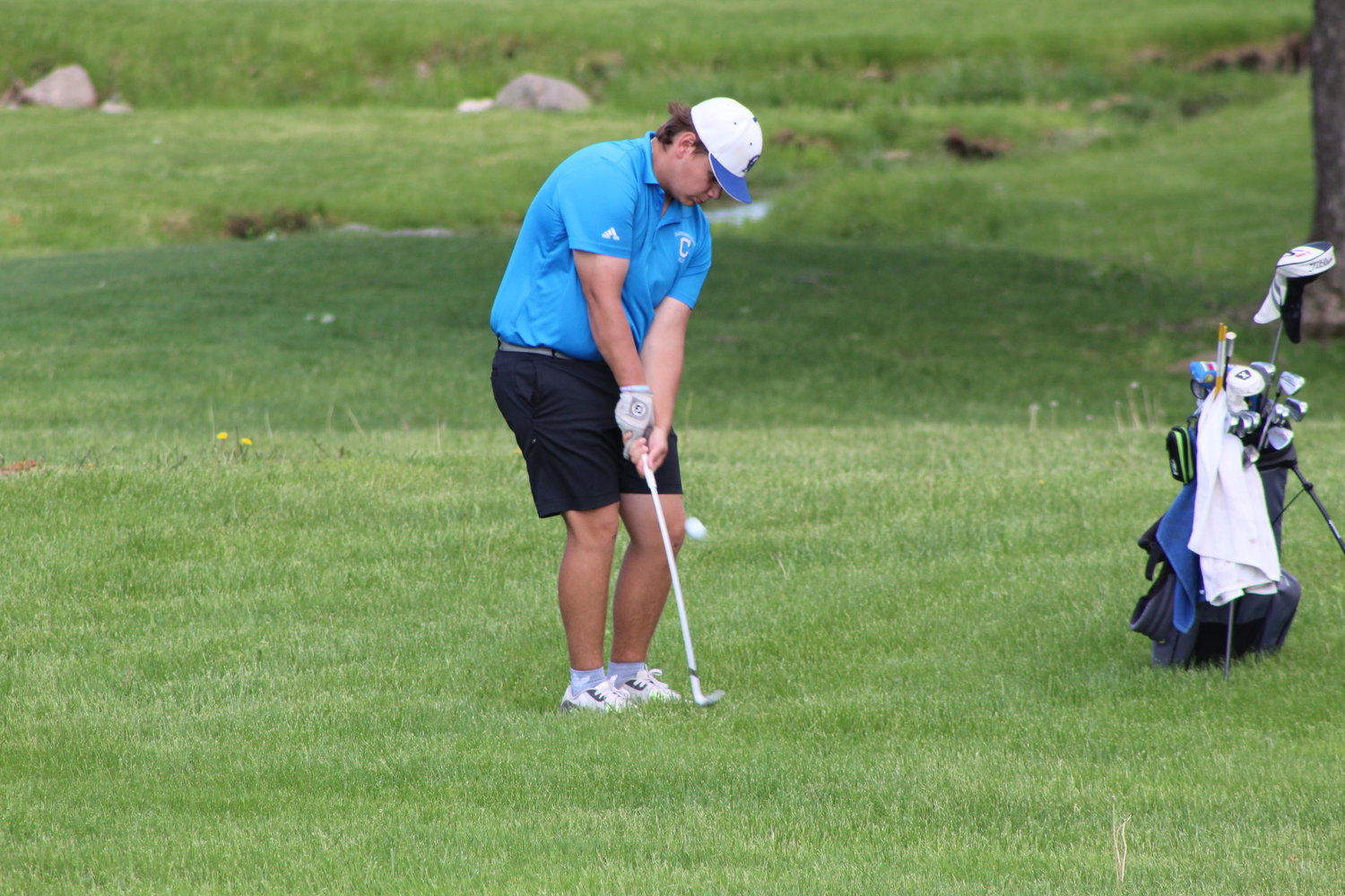 Crawfordsville's Luke Ranard earned First-Team All-SAC honors with his 82 as CHS placed third in the Sagamore Conference meet.