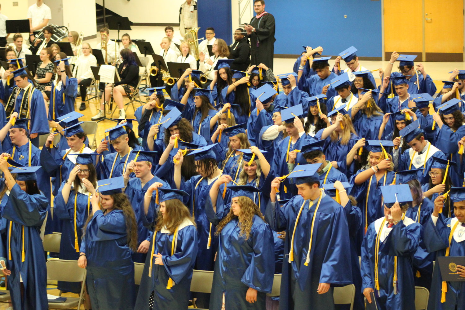 The Class of 2022 is officially recognized as graduates as they turn their tassels.