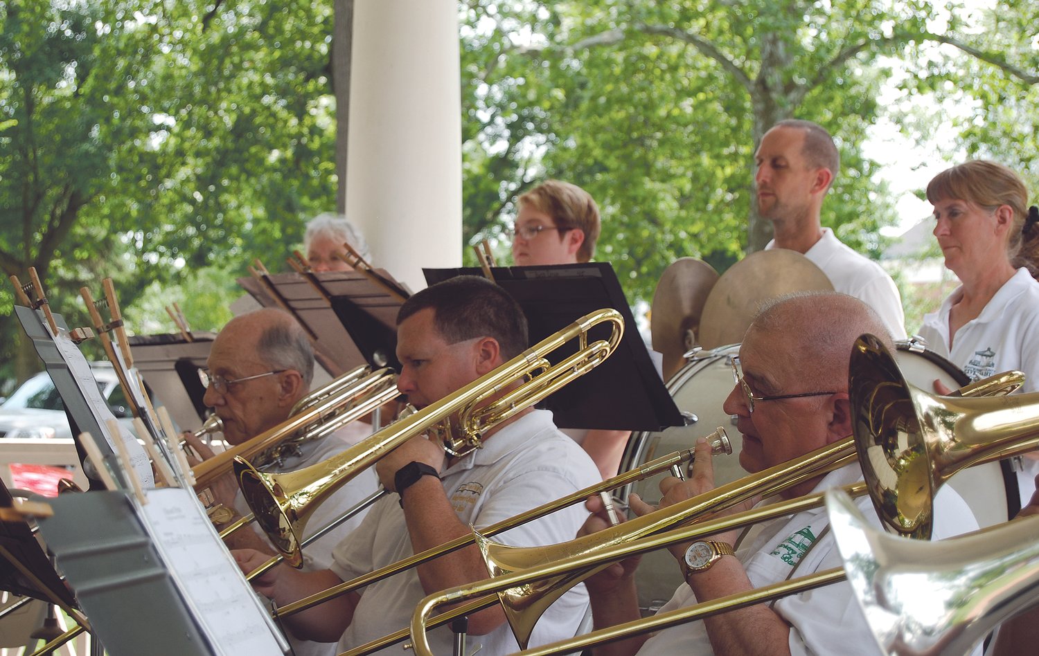 The Montgomery County Civic Band will open its season at 3 p.m. Sunday with a concert in the gazebo at Lane Place. Bring a lawn chair or blanket. The hour-long concert is free, but donations are welcome.
