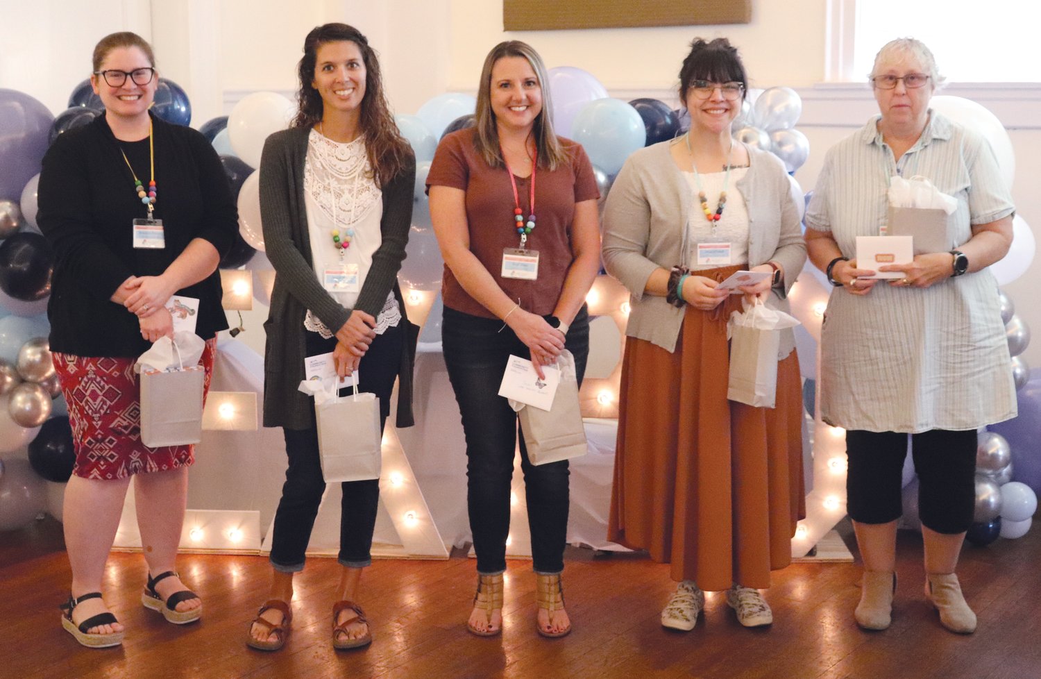 These individuals recently completed their Child Development Associate’s credentials and were recognized at the Expo. 
They are, from left, Brianna Powers, Jessica Dowell, Shari Shaw, Jessica Pursell and Deb Northcutt. Not pictured is Kelsey Wood.