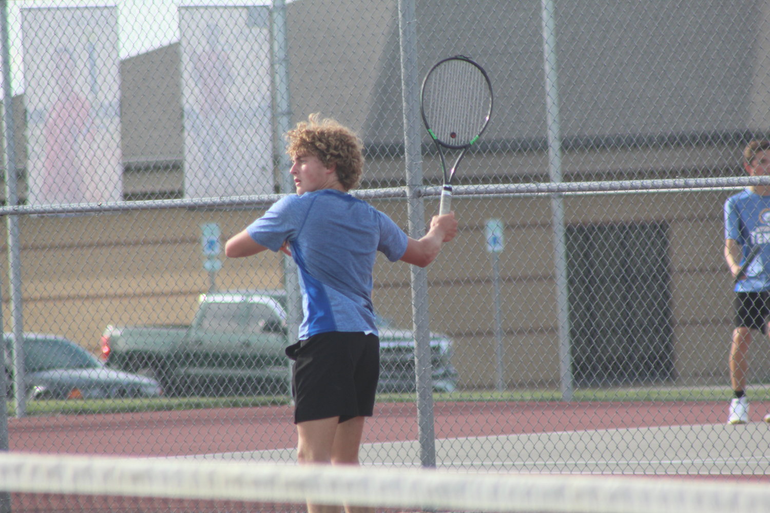 Wyatt Motz began the comeback for CHS as he defeated Southmont's Luke Tesmer in three sets.
