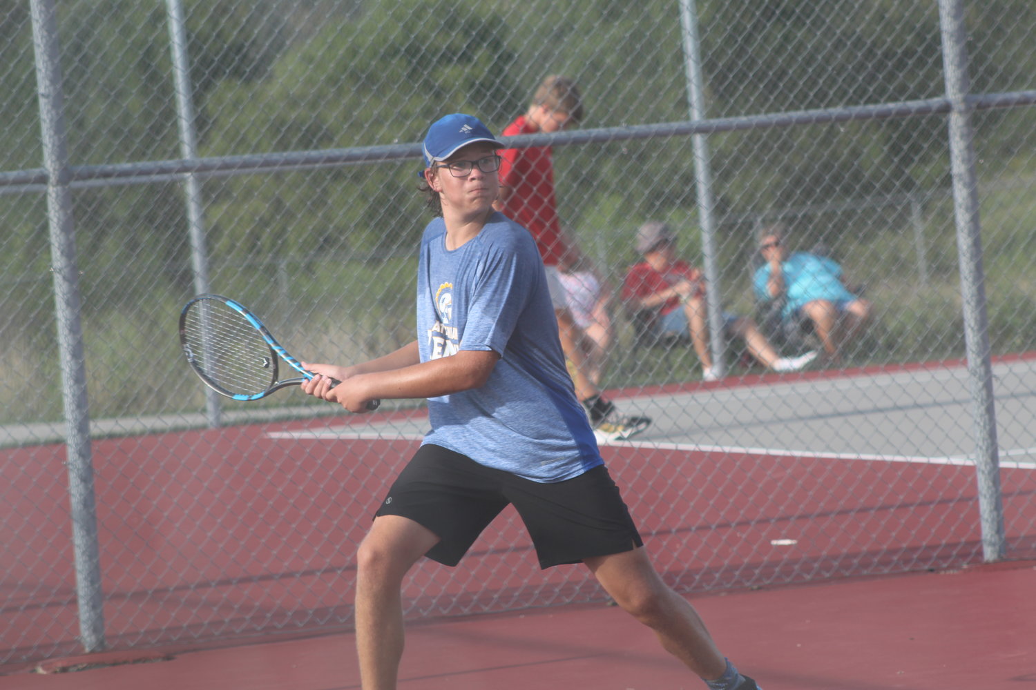 James Murphy battled against Cox at one singles.