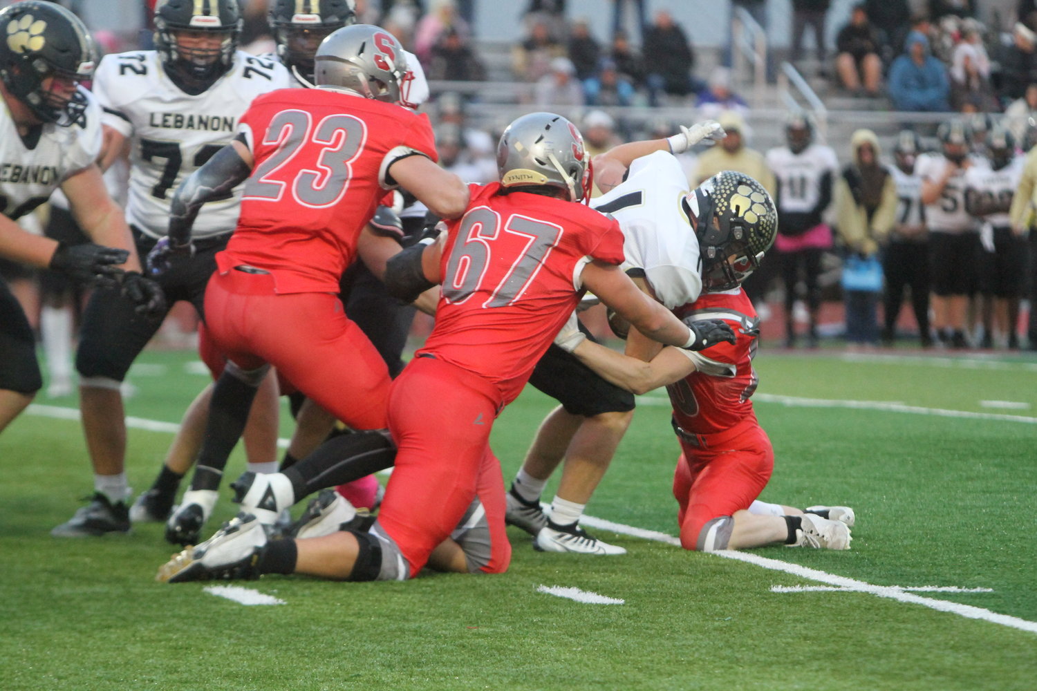 Southmont's defense held their own against a big-play Tiger offense.