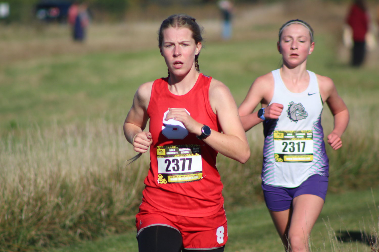 Southmont's Faith Allen raced to a close 4th place finish as she's back at the Regional and looks to continue her stellar senior season.