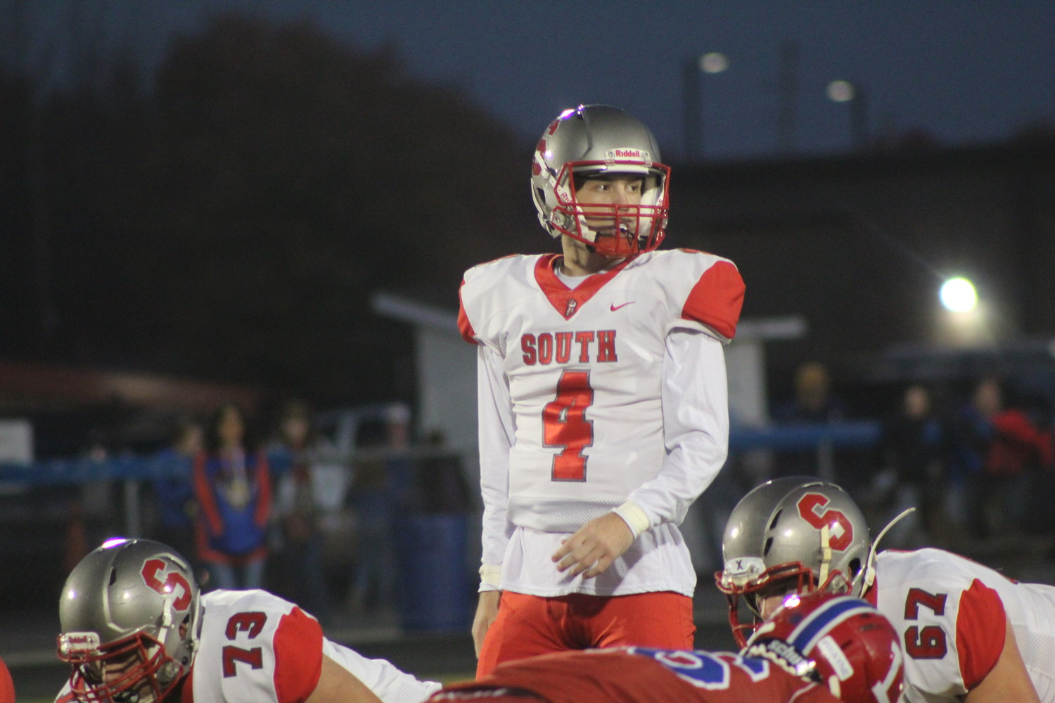 Southmont senior quarterback Nick Scott led the second half comeback for the Mounties on Friday.