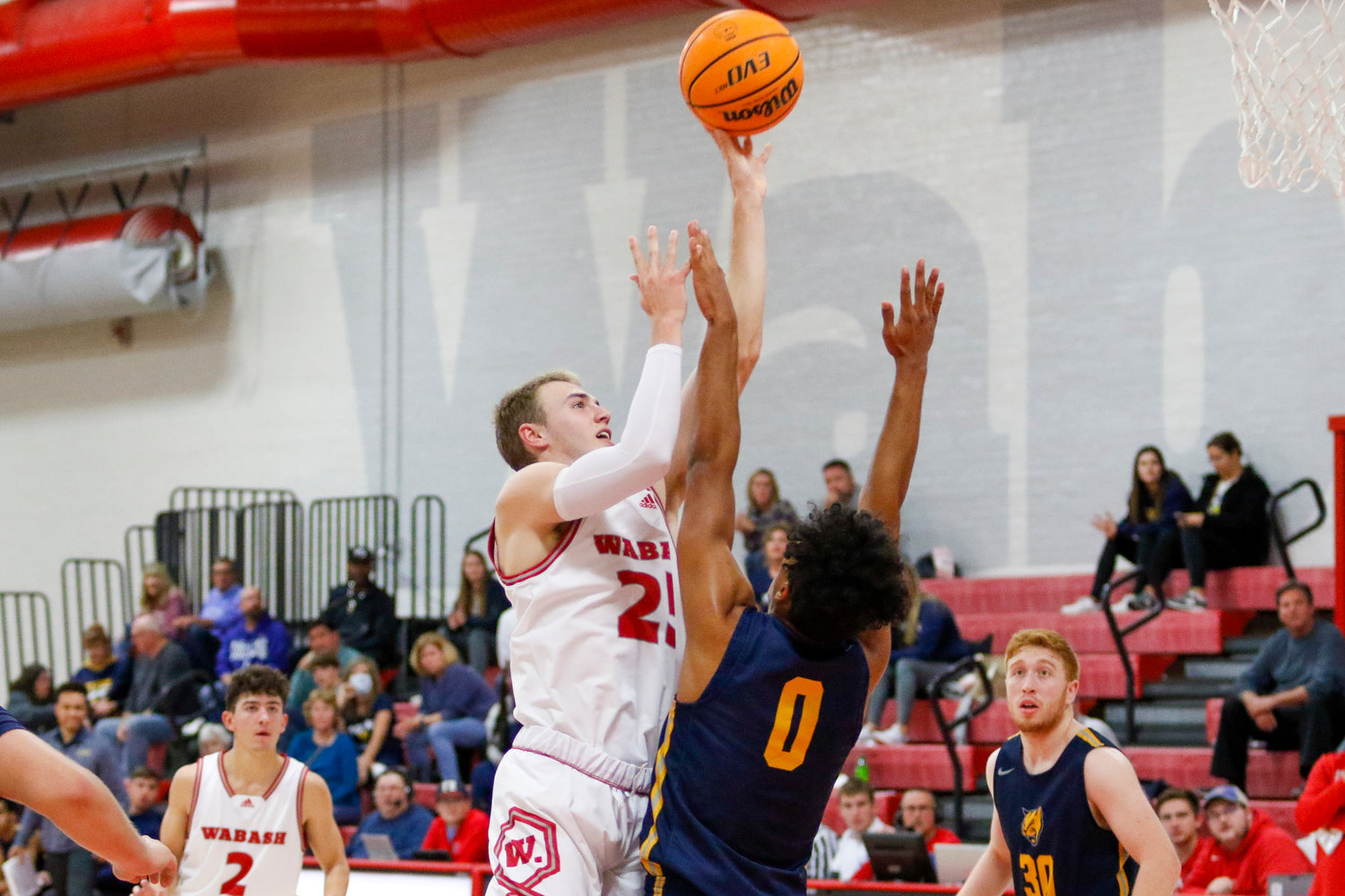 Junior Champ McCorkle scored 18 points in the 81-78 season opening win for Wabash on Tuesday night.