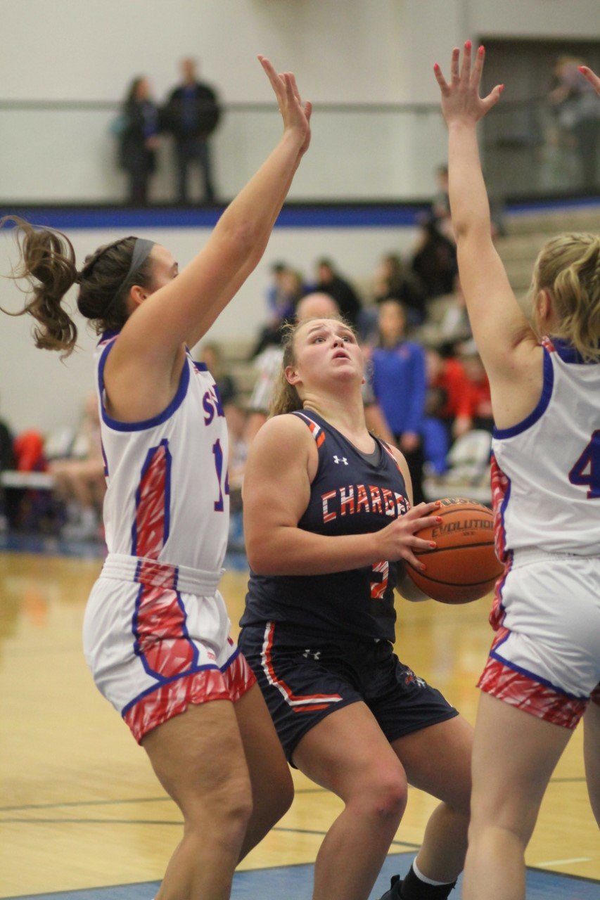 Piper Ramey led North Montgomery with 9 points and 10 rebounds.
