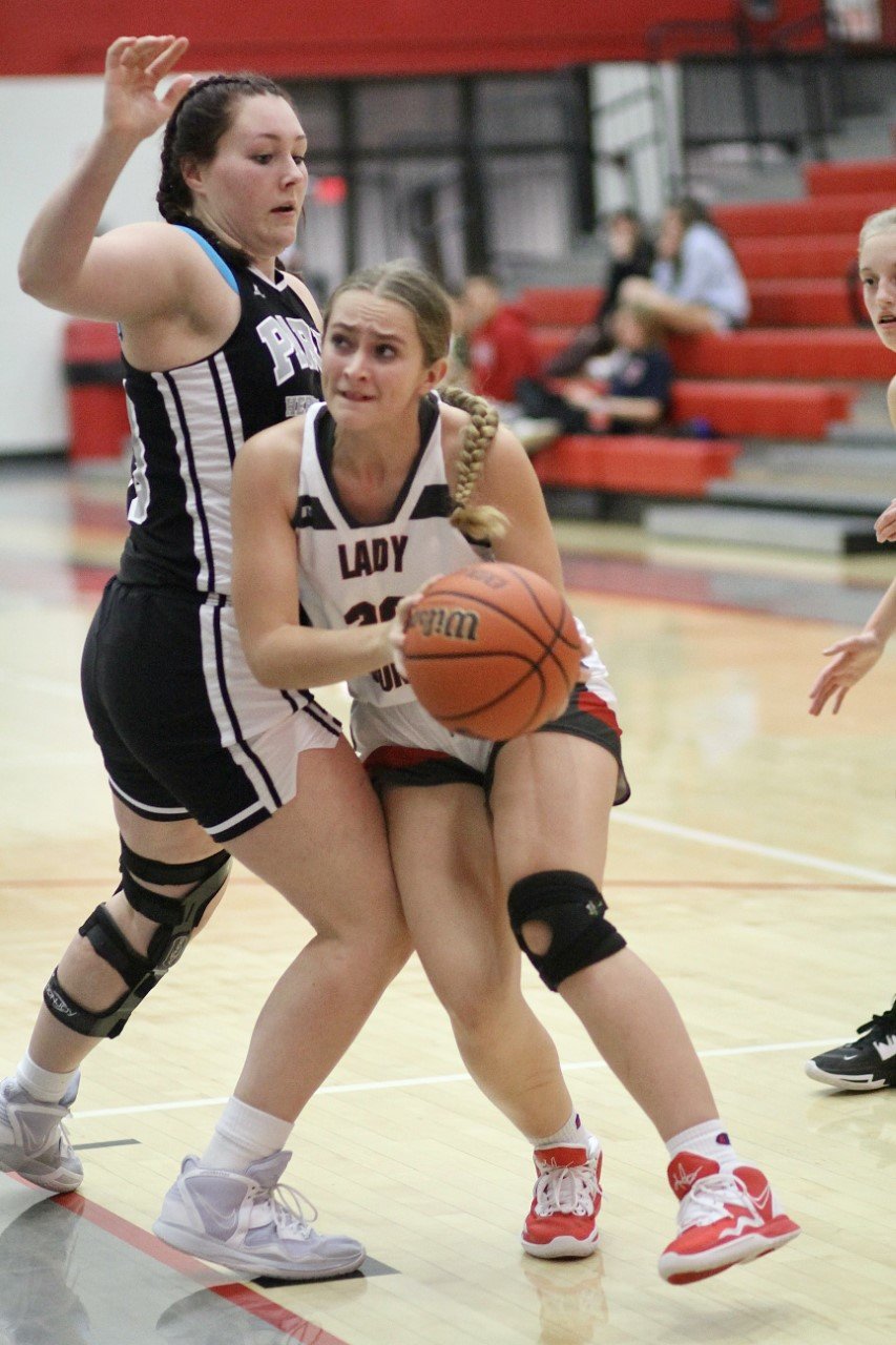 Southmont's Cheyenne Shaw had her best game of the season Tuesday night scoring 13 points.