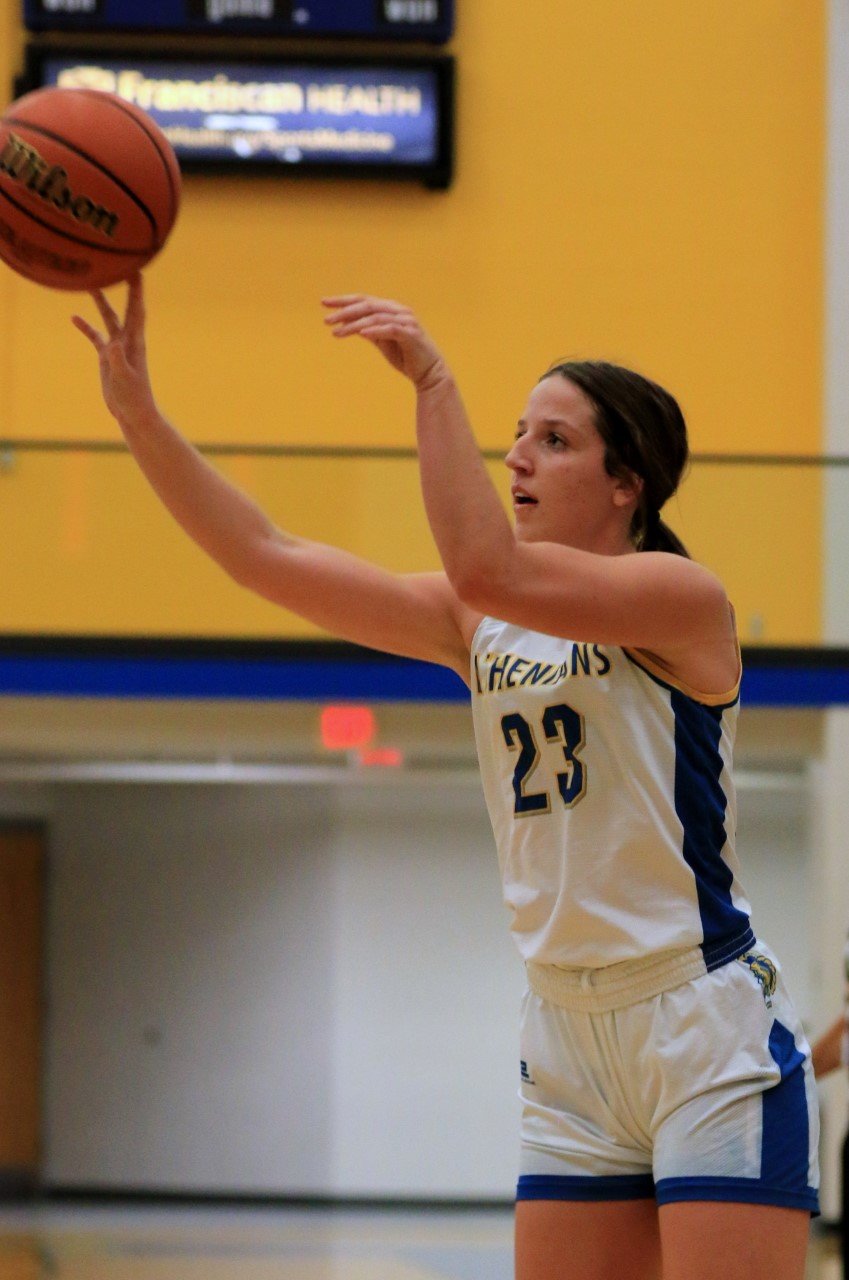Taylor Abaston had a big night with 20 points and 14 rebounds along with plenty of blocked shots to lead Crawfordsville to a 52-46 win over Attica.