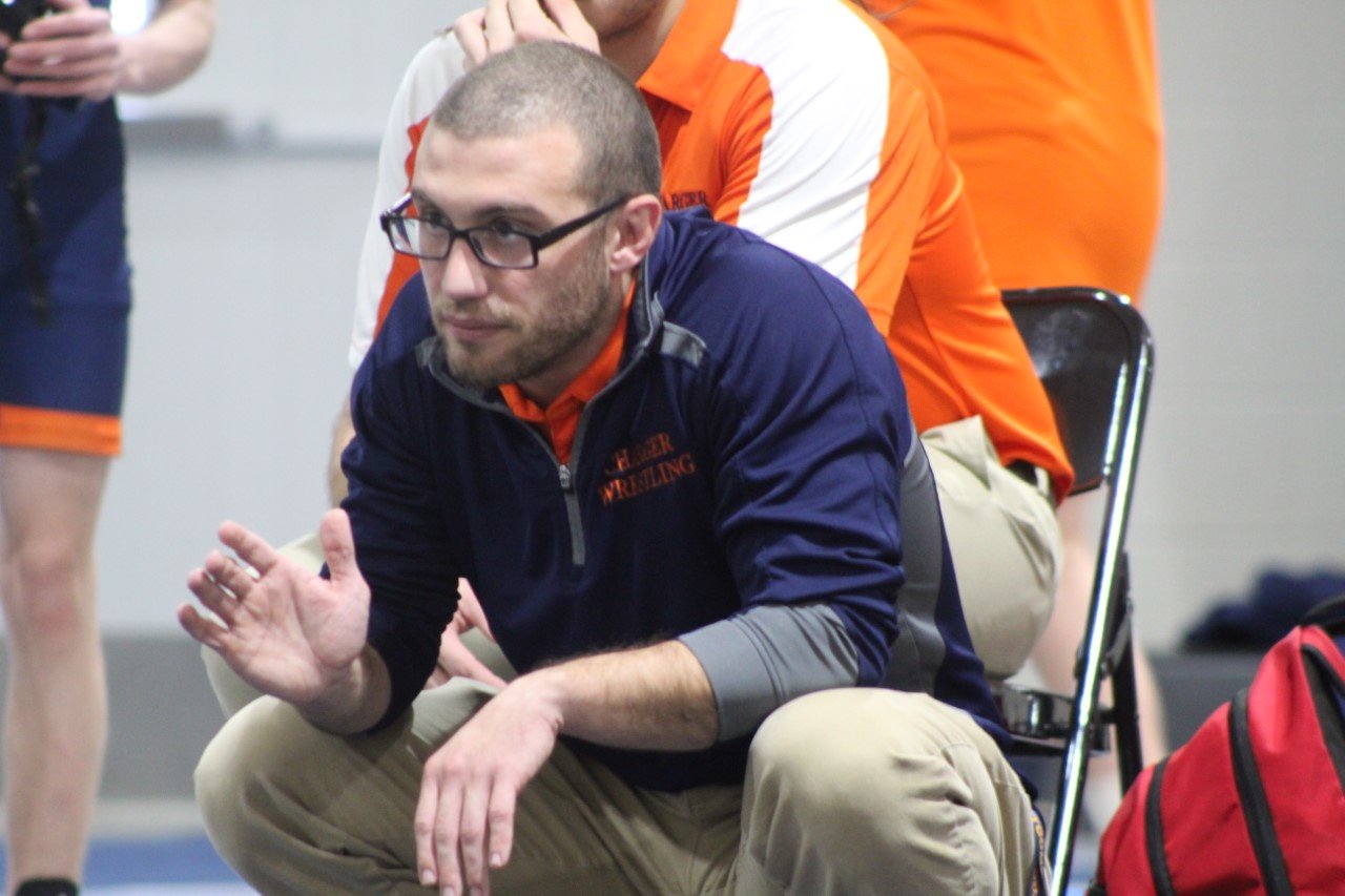 First-year coach Lincoln Kyle looks on as his team competed in a total of 5 matches on the day.