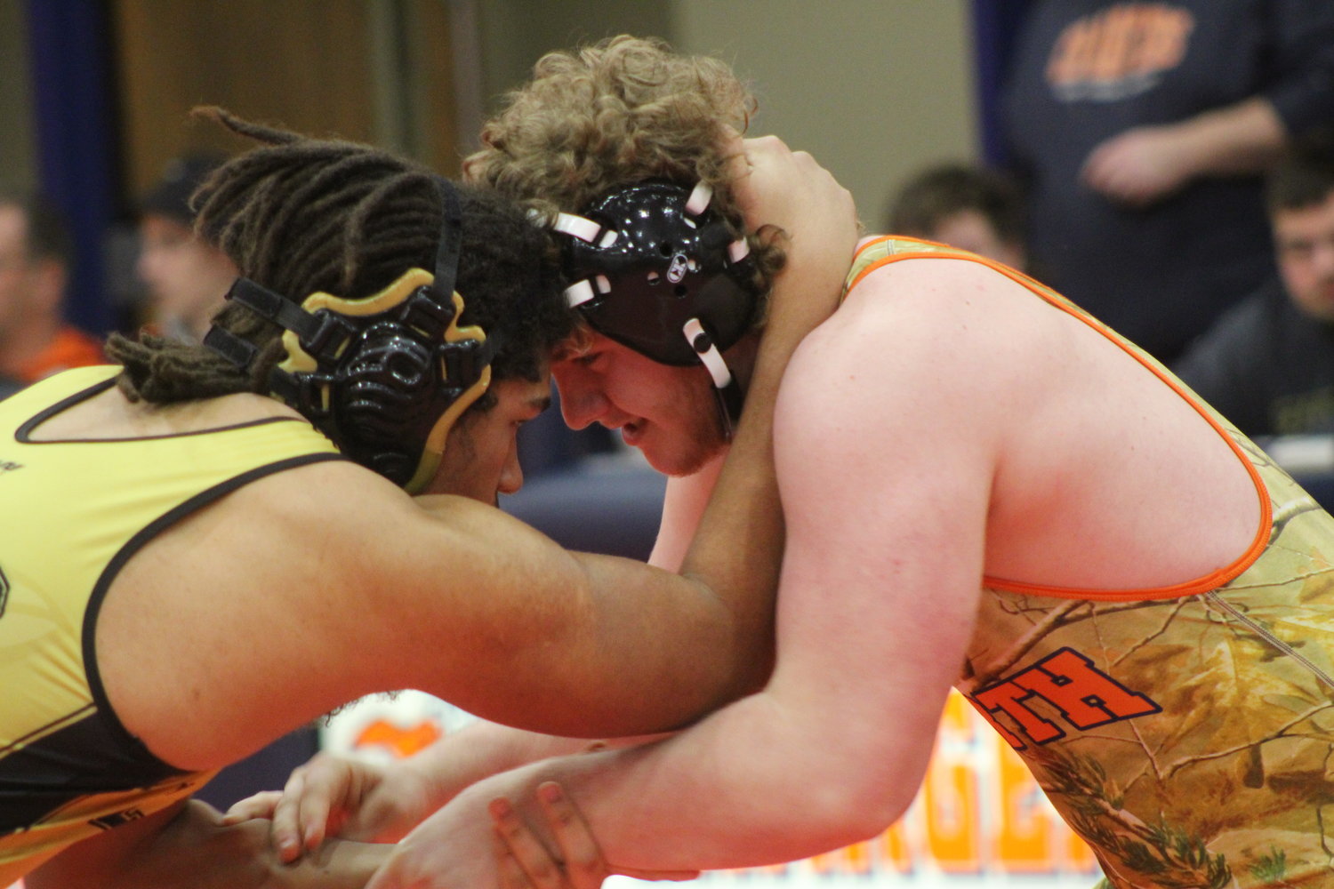 North Montgomery's Dylan Braun also brought home a SAC title at 285.
