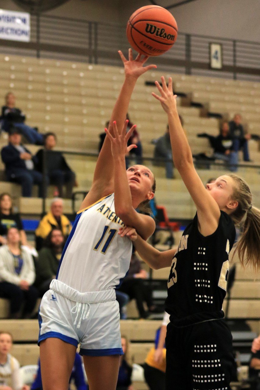 Elyse Widmer for the second time this season scored a career high in points as the senior guard had 21 points to lift Crawfordsville past Covington 50-49.