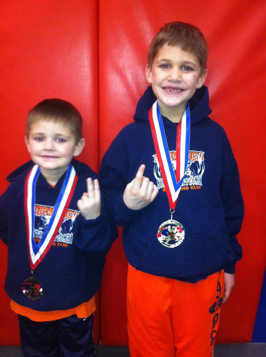 Kale (left) and Gage (right) Galloway shared a love as brothers and as wrestlers as they both began wrestling at a young age.